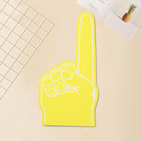Maxbell Giant Foam Finger Prop Creative for Athletic Meeting Concert Basketball Game Yellow
