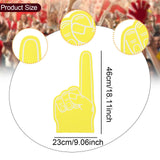 Maxbell Giant Foam Finger Prop Creative for Athletic Meeting Concert Basketball Game Yellow