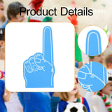 Maxbell Giant Foam Finger Prop Creative for Athletic Meeting Concert Basketball Game Blue