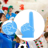 Maxbell Giant Foam Finger Prop Creative for Athletic Meeting Concert Basketball Game Blue