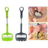 Maxbell Potato Masher Cooking Mashing Utensil Food Masher for Fruits Beans Green