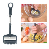 Maxbell Potato Masher Cooking Mashing Utensil Food Masher for Fruits Beans Blue