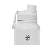 Maxbell Insulated Water Bottle 1180ml Outdoor Drinking Cup for Hiking Office Camping white