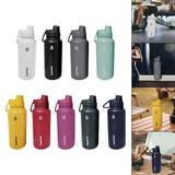 Maxbell Insulated Water Bottle 1180ml Outdoor Drinking Cup for Hiking Office Camping white