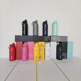 Maxbell Insulated Water Bottle 1180ml Outdoor Drinking Cup for Hiking Office Camping white