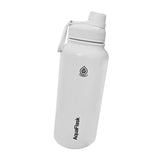 Maxbell Insulated Water Bottle 1180ml Outdoor Drinking Cup for Hiking Office Camping white
