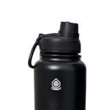 Maxbell Insulated Water Bottle 1180ml Outdoor Drinking Cup for Hiking Office Camping black