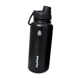 Maxbell Insulated Water Bottle 1180ml Outdoor Drinking Cup for Hiking Office Camping black