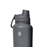 Maxbell Insulated Water Bottle 1180ml Outdoor Drinking Cup for Hiking Office Camping gray