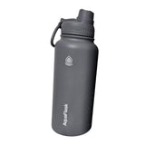 Maxbell Insulated Water Bottle 1180ml Outdoor Drinking Cup for Hiking Office Camping gray