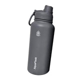 Maxbell Insulated Water Bottle 1180ml Outdoor Drinking Cup for Hiking Office Camping gray