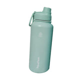 Maxbell Insulated Water Bottle 1180ml Outdoor Drinking Cup for Hiking Office Camping green