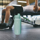 Maxbell Insulated Water Bottle 1180ml Outdoor Drinking Cup for Hiking Office Camping green