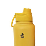 Maxbell Insulated Water Bottle 1180ml Outdoor Drinking Cup for Hiking Office Camping yellow