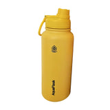 Maxbell Insulated Water Bottle 1180ml Outdoor Drinking Cup for Hiking Office Camping yellow
