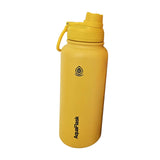 Maxbell Insulated Water Bottle 1180ml Outdoor Drinking Cup for Hiking Office Camping yellow