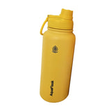 Maxbell Insulated Water Bottle 1180ml Outdoor Drinking Cup for Hiking Office Camping yellow