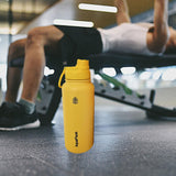 Maxbell Insulated Water Bottle 1180ml Outdoor Drinking Cup for Hiking Office Camping yellow