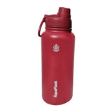 Maxbell Insulated Water Bottle 1180ml Outdoor Drinking Cup for Hiking Office Camping red
