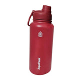 Maxbell Insulated Water Bottle 1180ml Outdoor Drinking Cup for Hiking Office Camping red