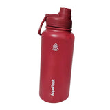 Maxbell Insulated Water Bottle 1180ml Outdoor Drinking Cup for Hiking Office Camping red