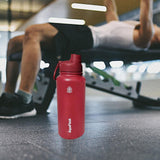 Maxbell Insulated Water Bottle 1180ml Outdoor Drinking Cup for Hiking Office Camping red