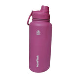Maxbell Insulated Water Bottle 1180ml Outdoor Drinking Cup for Hiking Office Camping rose red