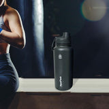 Maxbell Insulated Water Bottle 1180ml Outdoor Drinking Cup for Hiking Office Camping dark green