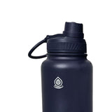 Maxbell Insulated Water Bottle 1180ml Outdoor Drinking Cup for Hiking Office Camping dark blue