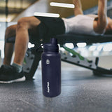 Maxbell Insulated Water Bottle 1180ml Outdoor Drinking Cup for Hiking Office Camping dark blue