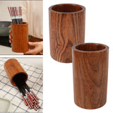 Maxbell Chopsticks Rack Wood Kitchen Cutlery Rack for Kitchen Decor Countertop Party 8.5x13cm