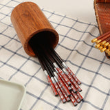 Maxbell Chopsticks Rack Wood Kitchen Cutlery Rack for Kitchen Decor Countertop Party 8.5x13cm