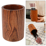 Maxbell Chopsticks Rack Wood Kitchen Cutlery Rack for Kitchen Decor Countertop Party 8.5x13cm