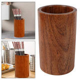 Maxbell Chopsticks Rack Wood Kitchen Cutlery Rack for Kitchen Decor Countertop Party 8.5x15cm