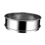 Maxbell Stainless Steel Flour Sifter Sturdy Reusable Cookware for Baking Flour Sieve 20cm