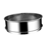 Maxbell Stainless Steel Flour Sifter Sturdy Reusable Cookware for Baking Flour Sieve 20cm
