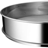 Maxbell Stainless Steel Flour Sifter Sturdy Reusable Cookware for Baking Flour Sieve 40cm
