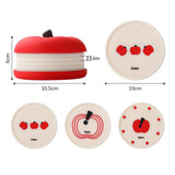 Maxbell Coasters Set of 5 Nonslip Holds 5Pcs Coasters for Office Party Supplies Desk
