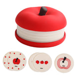 Maxbell Coasters Set of 5 Nonslip Holds 5Pcs Coasters for Office Party Supplies Desk