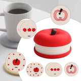 Maxbell Coasters Set of 5 Nonslip Holds 5Pcs Coasters for Office Party Supplies Desk