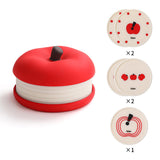 Maxbell Coasters Set of 5 Nonslip Holds 5Pcs Coasters for Office Party Supplies Desk