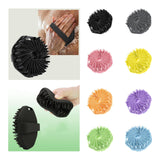 Maxbell Body Scrubber Handheld Premium Bath Massage Tool for Men and Women Showering Black