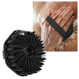 Maxbell Body Scrubber Handheld Premium Bath Massage Tool for Men and Women Showering Black
