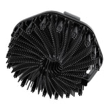 Maxbell Body Scrubber Handheld Premium Bath Massage Tool for Men and Women Showering Black