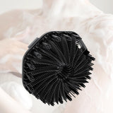 Maxbell Body Scrubber Handheld Premium Bath Massage Tool for Men and Women Showering Black