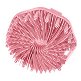 Maxbell Body Scrubber Handheld Premium Bath Massage Tool for Men and Women Showering Pink