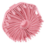 Maxbell Body Scrubber Handheld Premium Bath Massage Tool for Men and Women Showering Pink