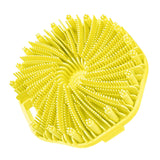 Maxbell Body Scrubber Handheld Premium Bath Massage Tool for Men and Women Showering Yellow