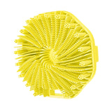 Maxbell Body Scrubber Handheld Premium Bath Massage Tool for Men and Women Showering Yellow