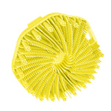 Maxbell Body Scrubber Handheld Premium Bath Massage Tool for Men and Women Showering Yellow